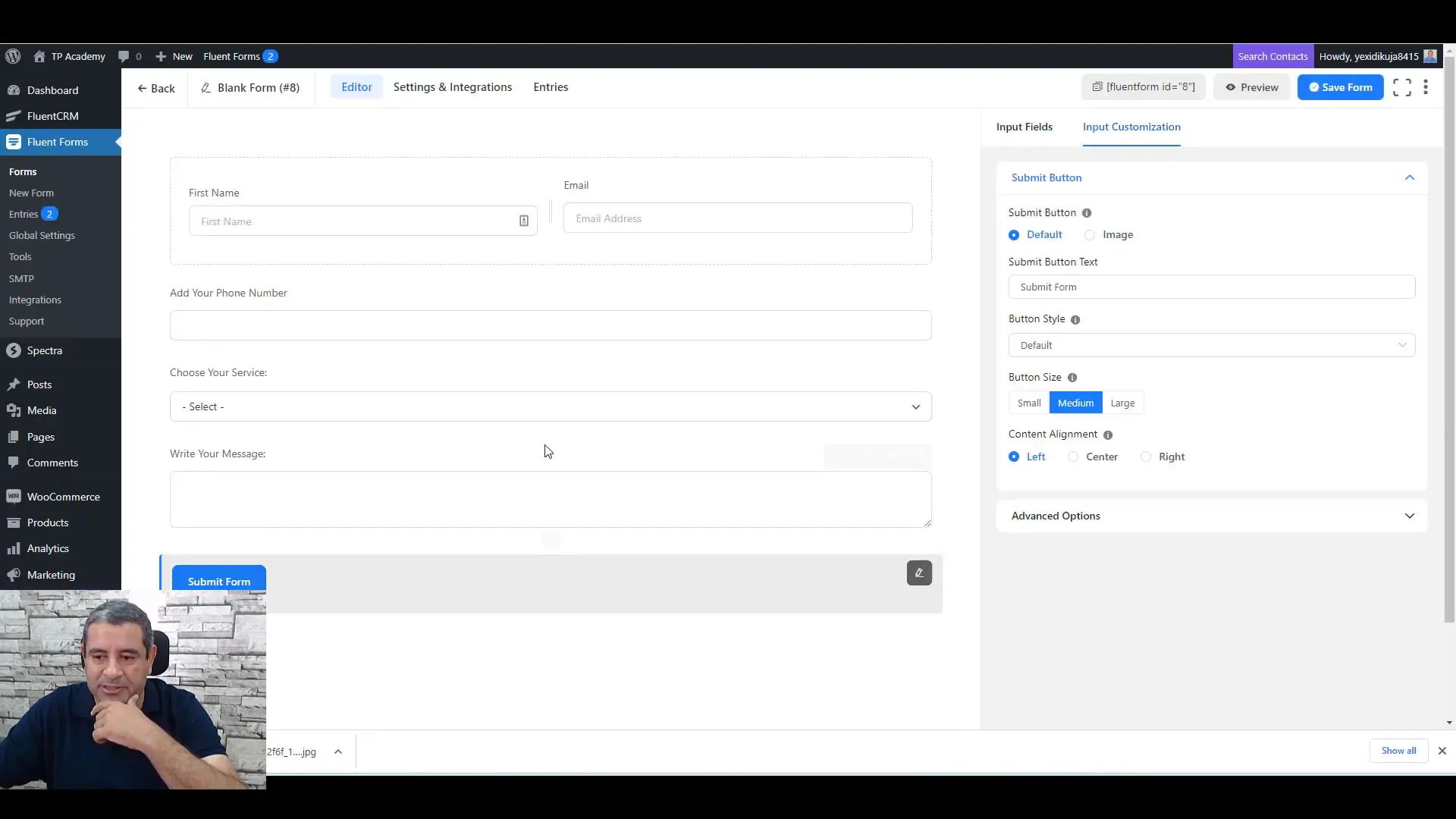 Creating a lead form with Fluent Forms