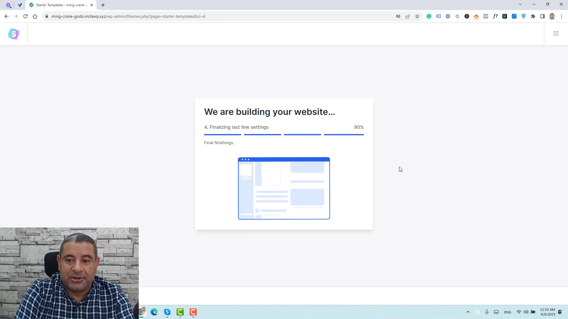 Customizing your website using Astra theme