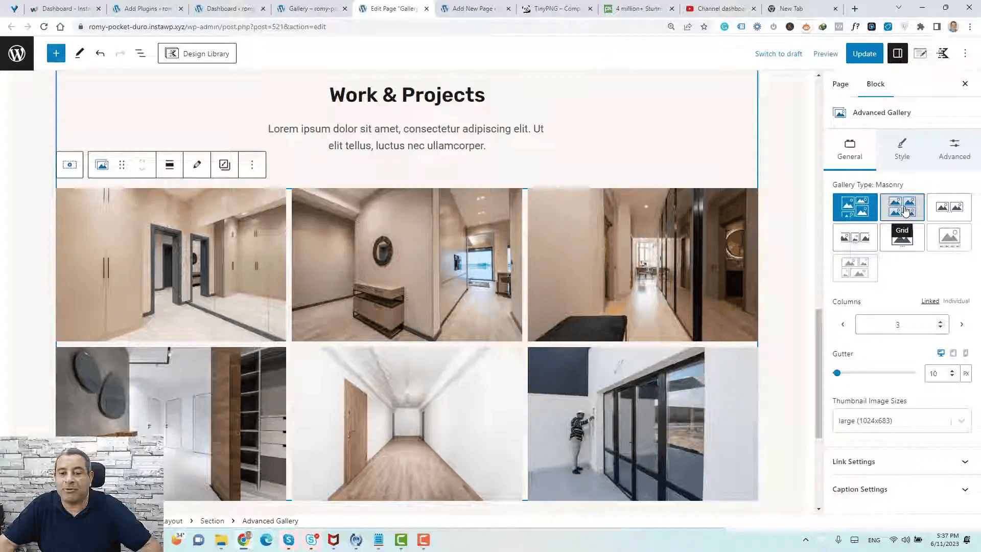 Customizing Gallery Options