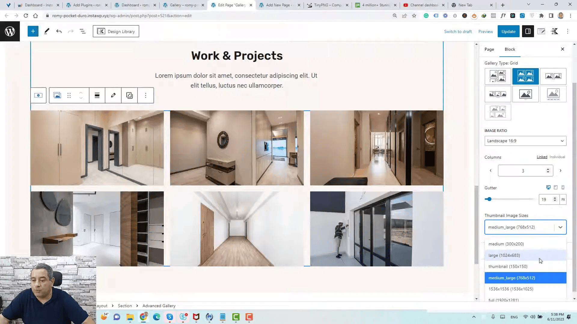 Adjusting Gutter Space Between Images