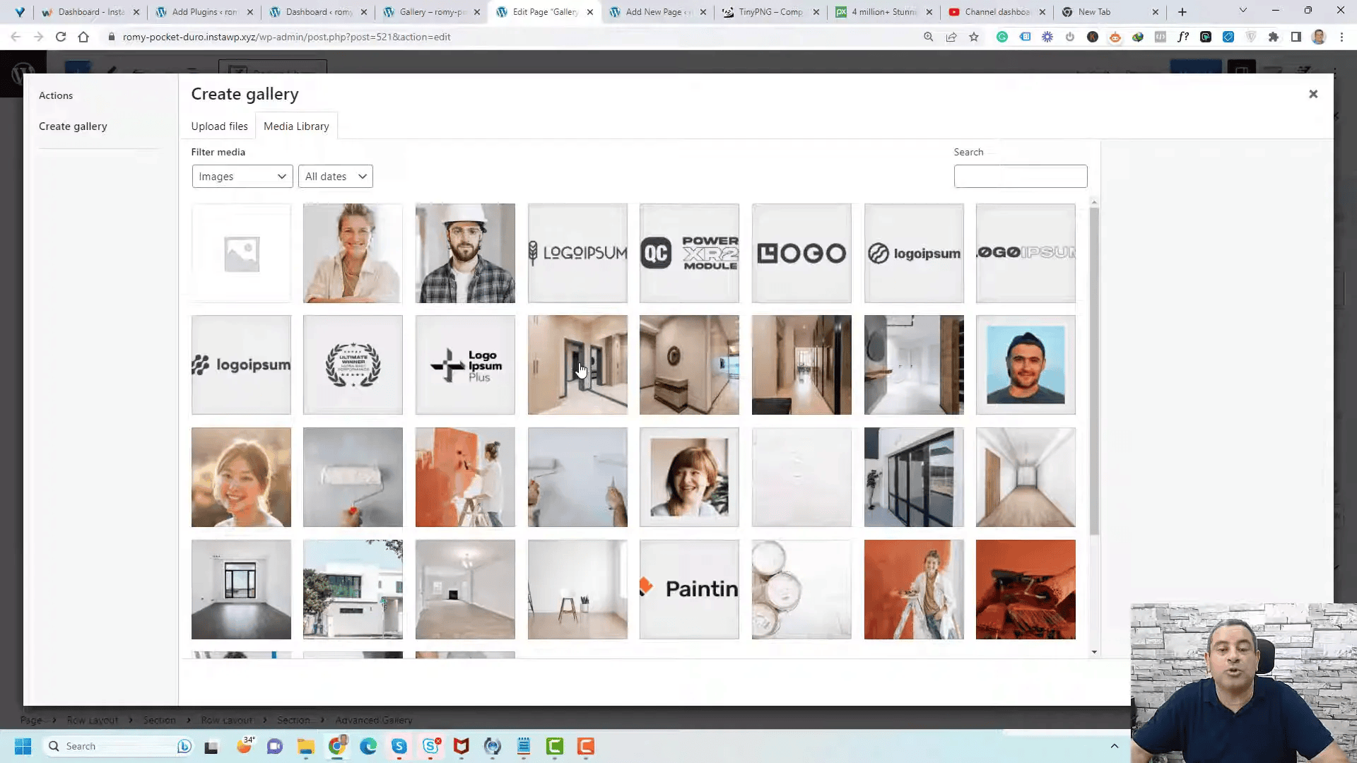 Adding Image Gallery Block