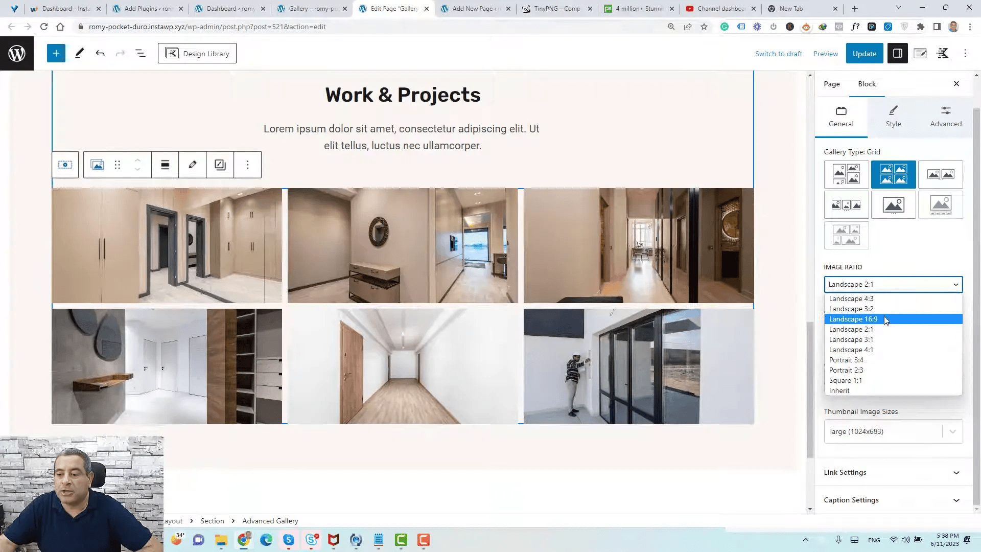 Adjusting Image Ratios in Kadence Blocks